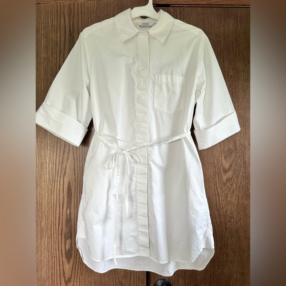 & Other Stories Off White Shirt Dress.